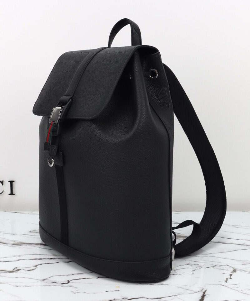 Gucci Large Backpack With Web 816750 Black